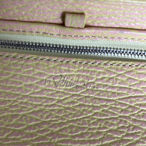 3.1 PHILLIP LIM Textured Calfskin Satchel Yellow - Picture 13 of 16